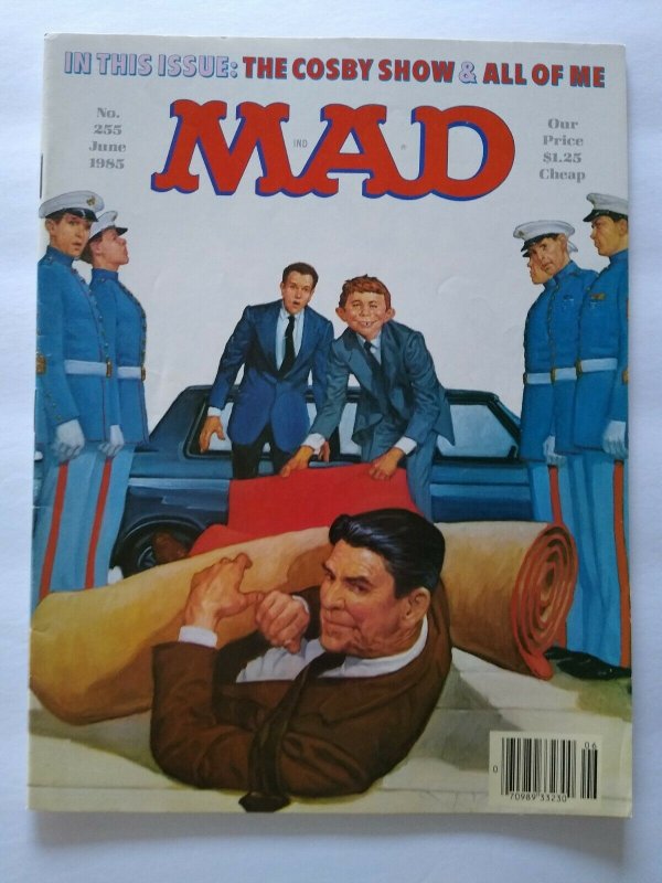 MAD Magazine June 1985 # 255 Ronald Regan All Of Me Movie The Cosby Show Parody 