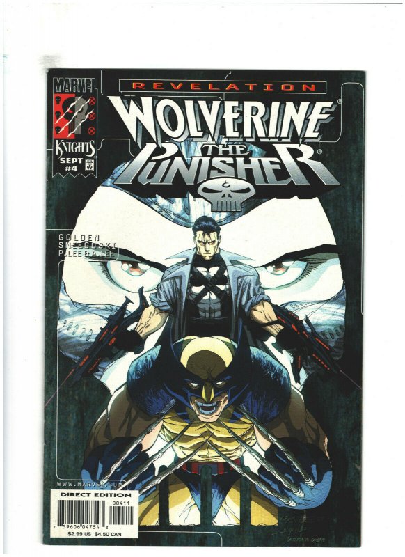 Wolverine/Punisher: Revelation #4 VF+ 8.5 Marvel Comics 1999 Pat Lee