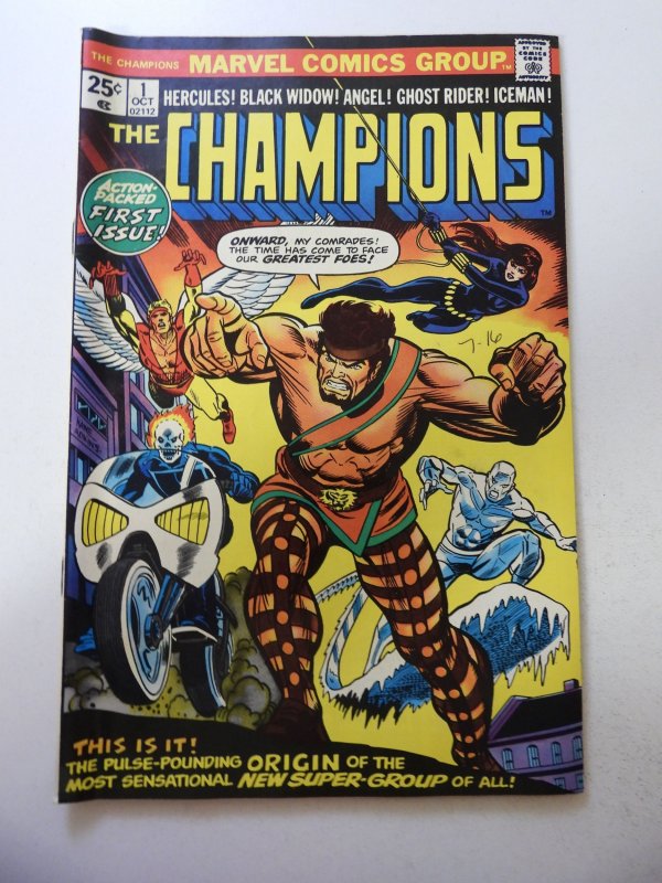 The Champions #1 (1975) VF- Condition ink fc