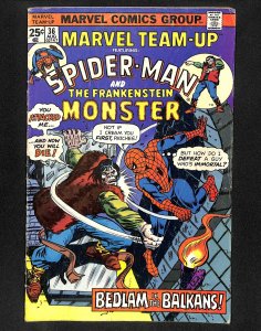 Marvel Team-up #36 Spider-Man Frankenstein!