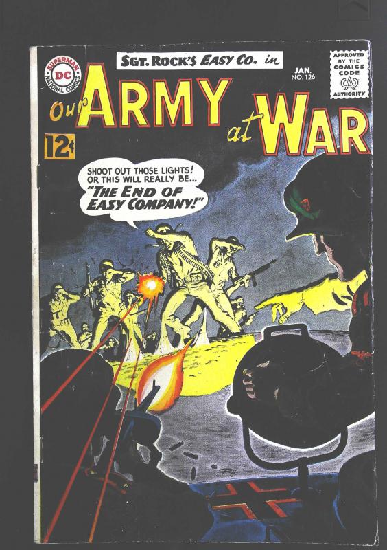 Our Army at War (1952 series) #126, Fine- (Actual scan)