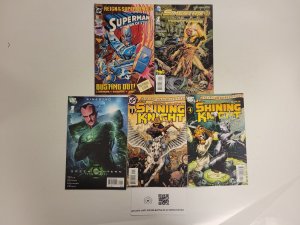 5 DC Comics #1 1 Sinestro + #1 4 Shining Knight + #22 Man of Steel 19 TJ29