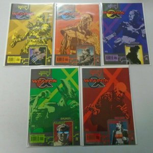 Weapon X set of 5 8.5 VF+ (2002)