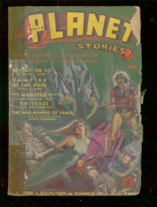 Planet Stories-- 1941--Pulp Magazine--Fiction House--FR/G