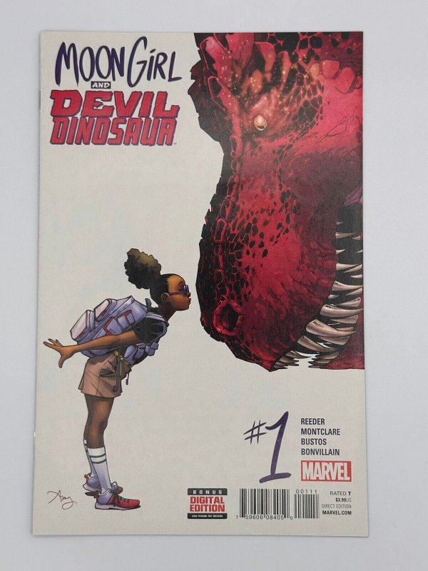 Moon Girl & Devil Dinosaur # 1 Marvel Lunella Lafayette Square Corners Nice Copy