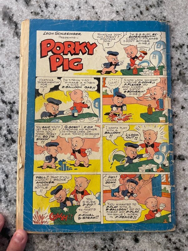 Four Color # 48 VG Dell Golden Age Comic Book Feat. Porky Pig Mounties J915 