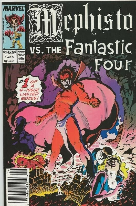 Mephisto vs Fantastic Four #1 ORIGINAL Vintage 1987 Marvel Comics  