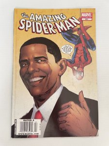 Amazing Spider-Man # 583 VF 2nd Print Marvel Comic Book Obama Cover 22 J245