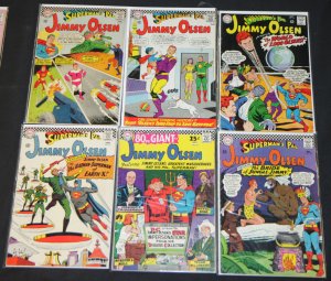 VINTAGE DC MID GRADE SILVER SUPERMAN'S PAL JIMMY OLSEN COMIC LOT 24pc 5.0-7.0