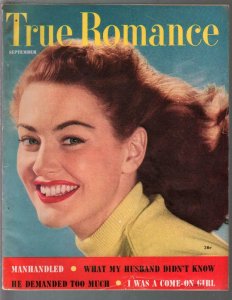 True Romance 9/1952-pin-up girl photo cover-exploitation-scandal-VG