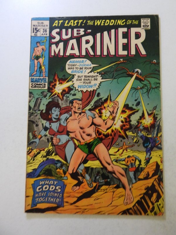 Sub-Mariner #36 (1971) FN condition