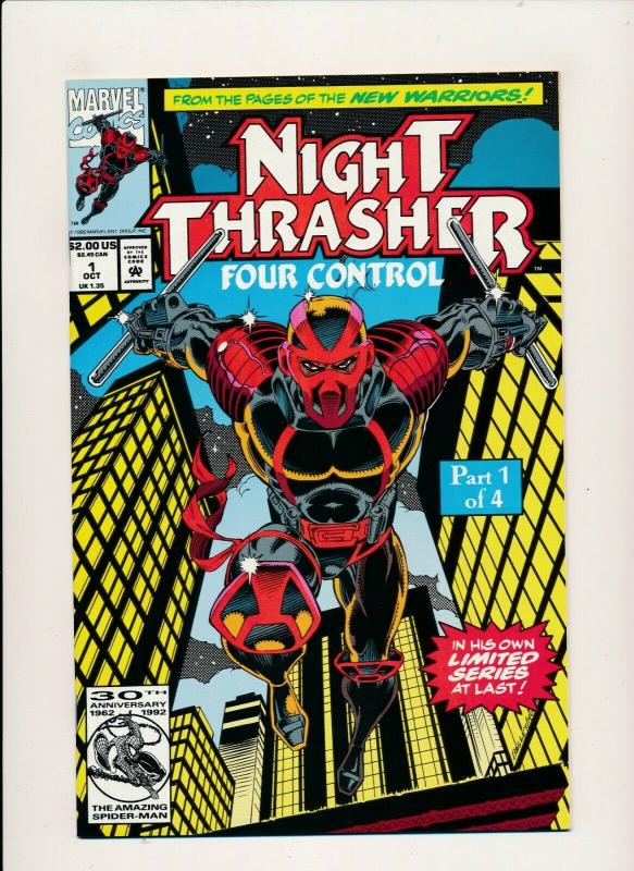 Marvel Comics NIGHT THRASHER Part 1 & 2 of Four Control VF/NM  (PF868)