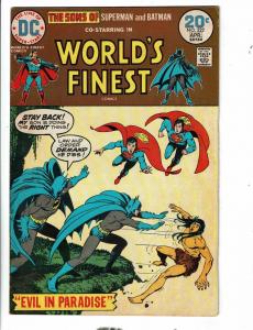 5 World's Finest Comics # 213 215 217 222 231 DC Comic Books Batman Flash JG4