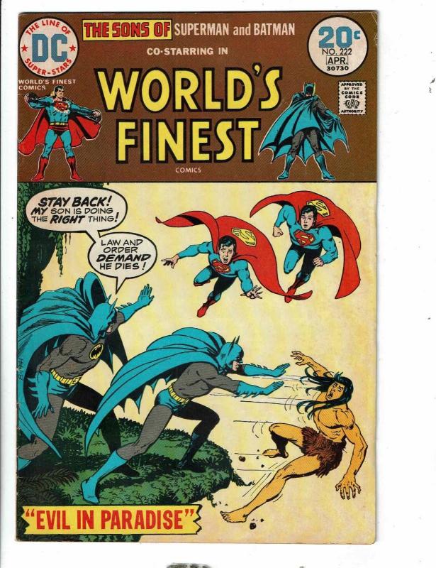 5 World's Finest Comics # 213 215 217 222 231 DC Comic Books Batman Flash JG4