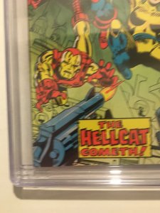 The Avengers #144 CGC 8.5 White Pages 1st Patsy Walker As Hellcat Perez Label