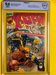 X-Men #1 Wolverine and Cyclops Cover C / CBCS 9.6 WHITE (1991) NEW SLAB