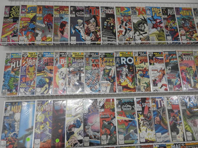 Huge Lot of 140+ Comics W/ Captain America, Defenders, Iron Man Avg. VF- Con