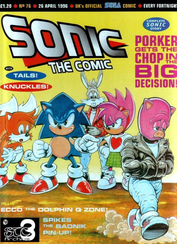 Sonic the Comic #76 FN ; Fleetway Quality | Hedgehog