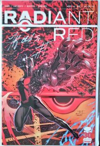 RADIANT RED #1 (2022) EDWARDS Connecting VAR Signed by Jeff Edwards w/COA