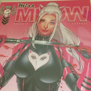 2021 Comic Connection Exclusive Miss Meow #1 Signed