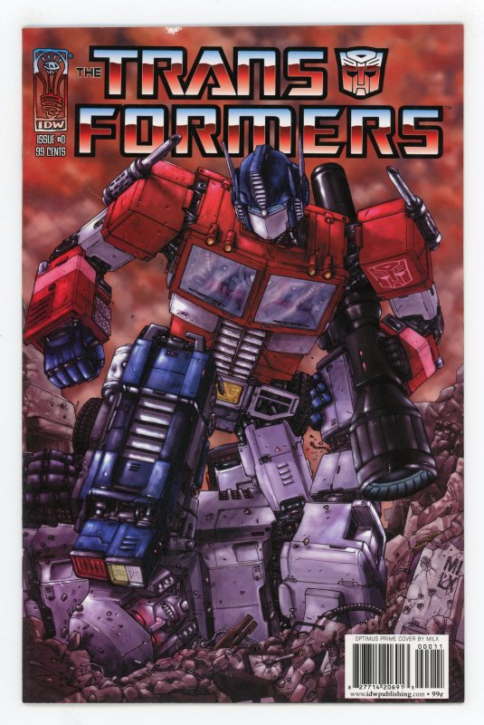 Transformers: Infiltration #0 (2005) IDW Optimus Prime Milx Variant NM