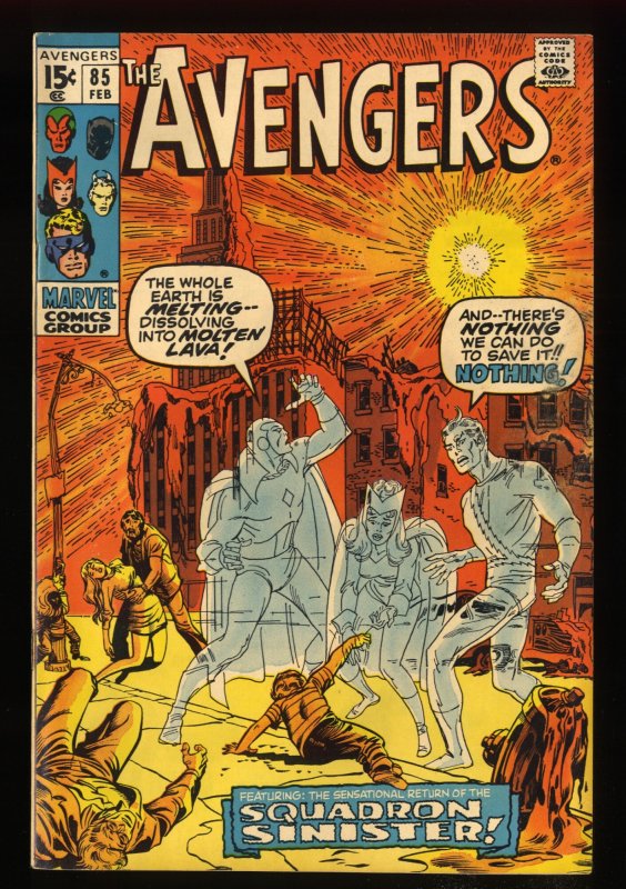 Avengers #85 VG/FN 5.0 1st Squadron Supreme!