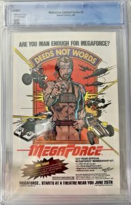 Wolverine limited series 1 CGC 9.8 WP 1st Solo Marvel 1982