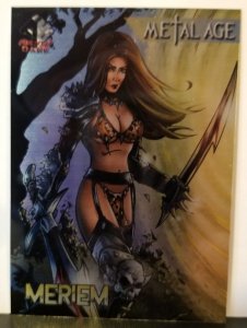 Cavewoman Metal Age Meriem Metal Card Amryl Entertainment