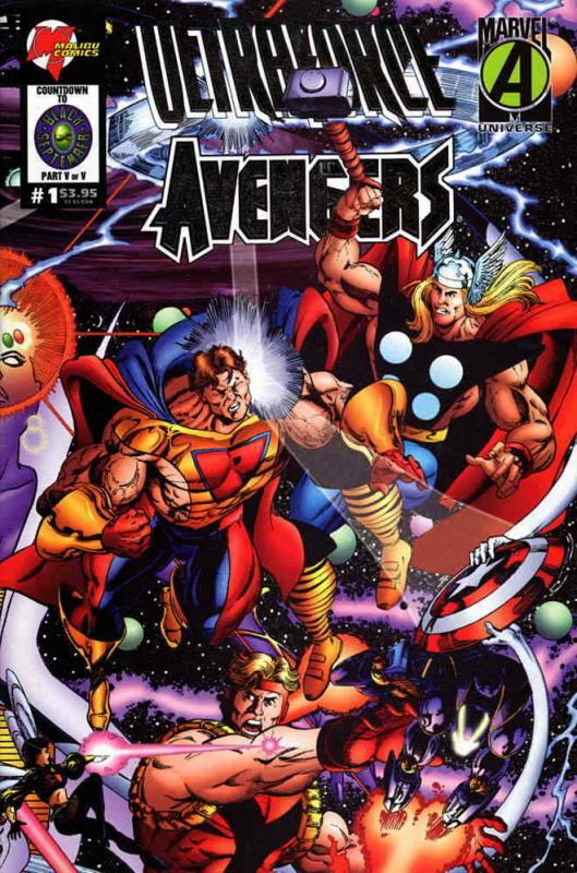 UltraForce/Avengers #1 VF/NM; Malibu | save on shipping - details inside