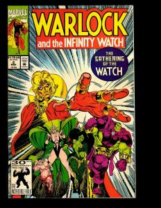 12 Warlock And The Infinity Watch Comics # 1 2 8 9 10 12 13 14 16 17 19 20 EK10