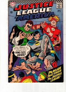 Justice League of America #44 (1966) VF+ PRICE DROP $92 Plague Struck JLA UTAH!
