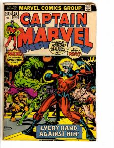 Captain Marvel # 25 VG Marvel Comic Book Nitro Avengers Hulk Thor Iron Man J272