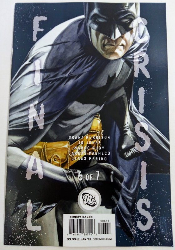 Final Crisis: #6 BATMAN VARIANT (9.0-9.2) 2008 High Grade DC