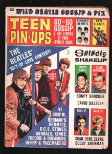 Teen Pin-Ups 10/1965-Beatles-Elvis-Stones-Dave Clark 5-Kinks-Rock 'n' Roll
