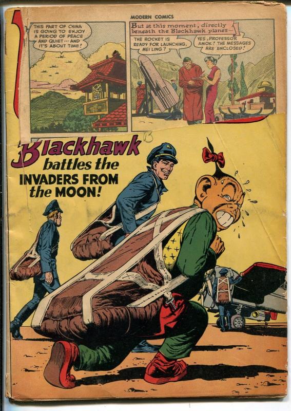 Modern #64 1947-Quality-Blackhawk-Spisy Torchy story-Reed Crandall-FR