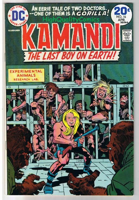 KAMANDI #16, Jack Kirby, Last Boy on Earth, 1972, VF/NM