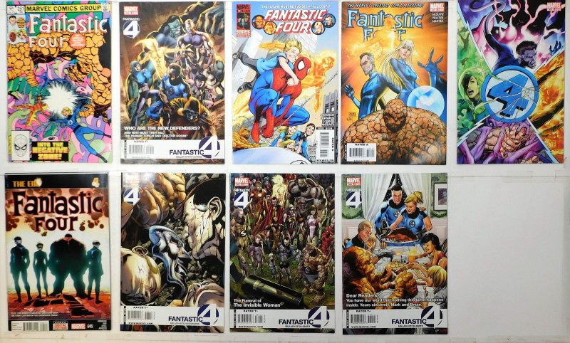 Fantastic Four Lot 9 #251 553 562 564 566 567 574 587 5th 645 1983 Marvel Comics