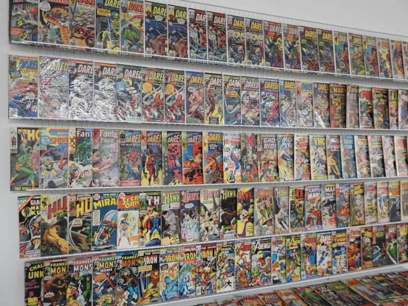 Huge Lot 150+ Silver/Bronze Comics W/ Daredevil, Fantastic Four, +More! See desc