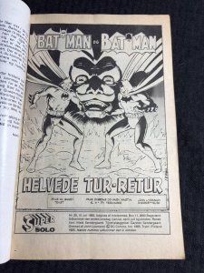 1985 BATMAN SUPER SOLO Finland Comic #20 VG+ 4.5 Dave Gibbons