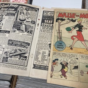 Millie the Model #24 Marvel 1950 GOOD GIRL ART! DeCarlo Art! LOW GRADE DETACHED