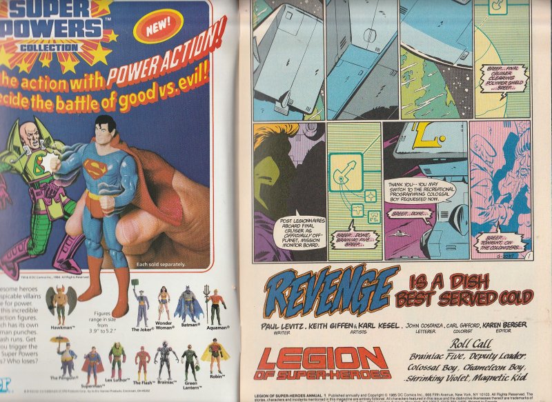 Legion of Super Heroes Annual # 1  Justice League Killer !