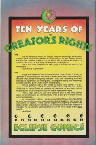 Swords Of Texas #3 (1988) Eclipse Comics ~ First Print