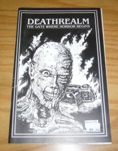 DeathRealm #5 FN the gate where horror beings  ashcan size 1988 rare kaiju press 