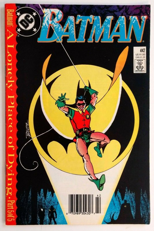 Batman #442 NEWSSTAND, 1st App of Tim Drake in the classic Robin costume