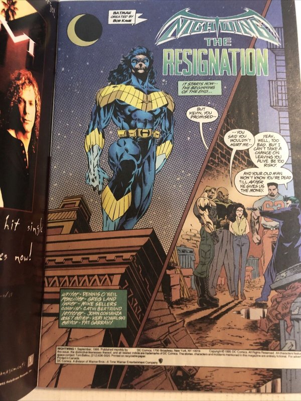 Nightwing (1995) #1 VF/NM ~ Dc Comics | Dennis O’Neil