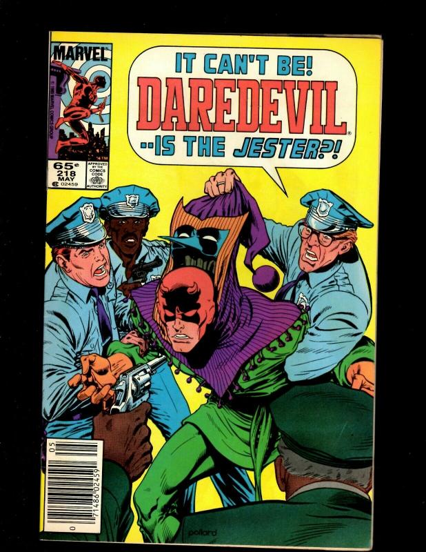 10 Daredevil Marvel Comic Books #207 208 209 213 214 215 216 217 218 220 HY2