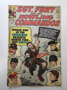 Sgt. Fury #12 (1964) VG Condition