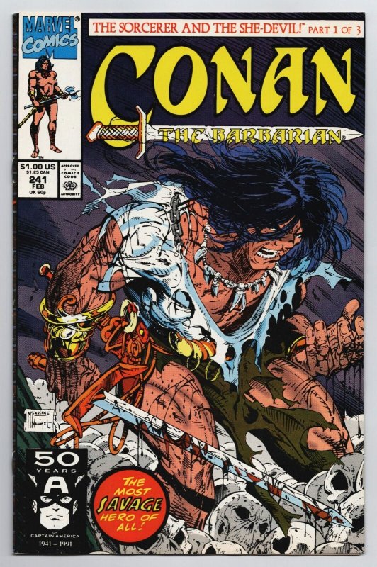 Conan The Barbarian #241 | Red Sonja | Todd McFarlane Cvr (Marvel, 1991) VF/NM 