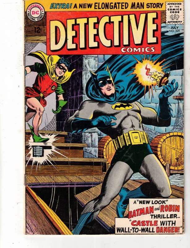 Detective Comics #329 Jul-64 FN+ Batman Robin Elong.Man Beantown  Mid-High-Grade
