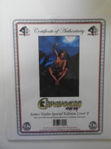 Cavewoman Lycan Run Cover F W/COA